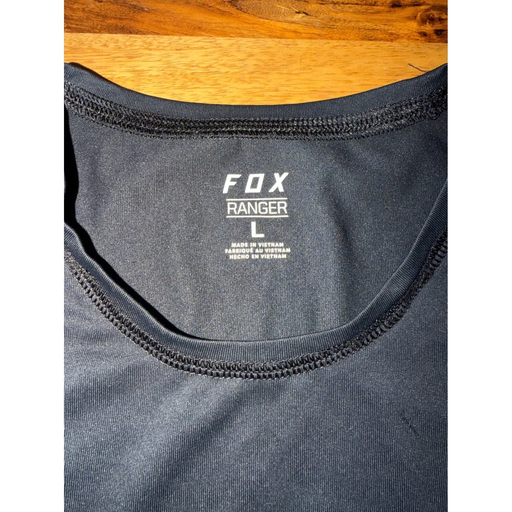 Fox Racing Ranger TruDri Mountain Bike Jersey Black Mens Large Dirt bike - Picture 5 of 10